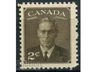 Canada 1949-51 SG#415, 2c Sepia KGVI MH