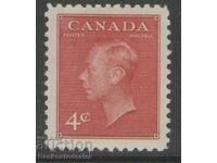 CANADA SG417 1949 4c CARMINE-LAKE NO 2