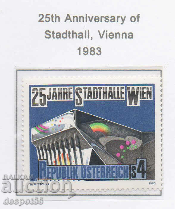 1983. Austria. 25 de ani de la Viena Stadthalle.
