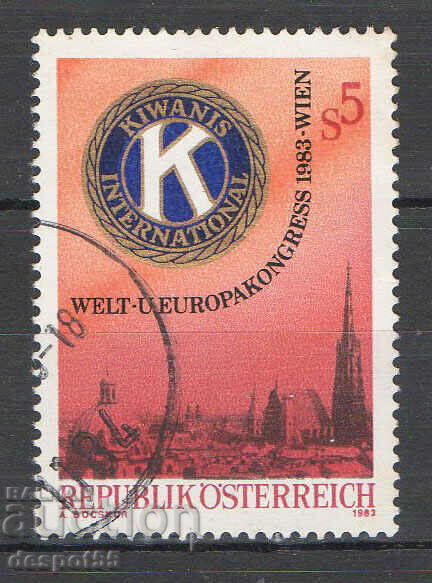 1983. Αυστρία. Διεθνές Παγκόσμιο Συνέδριο Kiwanis