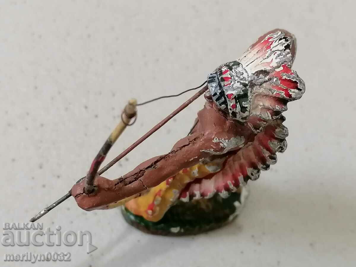 Ινδική φιγούρα ELASTOLIN Γερμανία 20-30 χρόνια πλαστικό - 7 Ινδική φιγούρα ELASTOLIN Γερμανία 20-30 χρόνια πλαστικό - 7