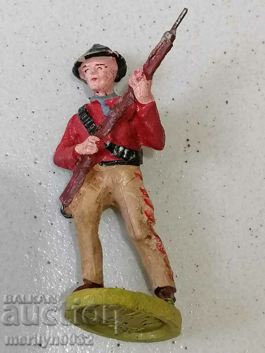 Auction Cowboy figure DURO Germany 20-30 years of plastic Auction Cowboy figure DURO Germany 20-30 years of plastic