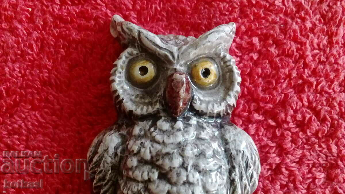 Delivery of Souvenir Ceramic souvenir fridge magnet Owl marked Delivery of Souvenir Ceramic souvenir fridge magnet Owl marked