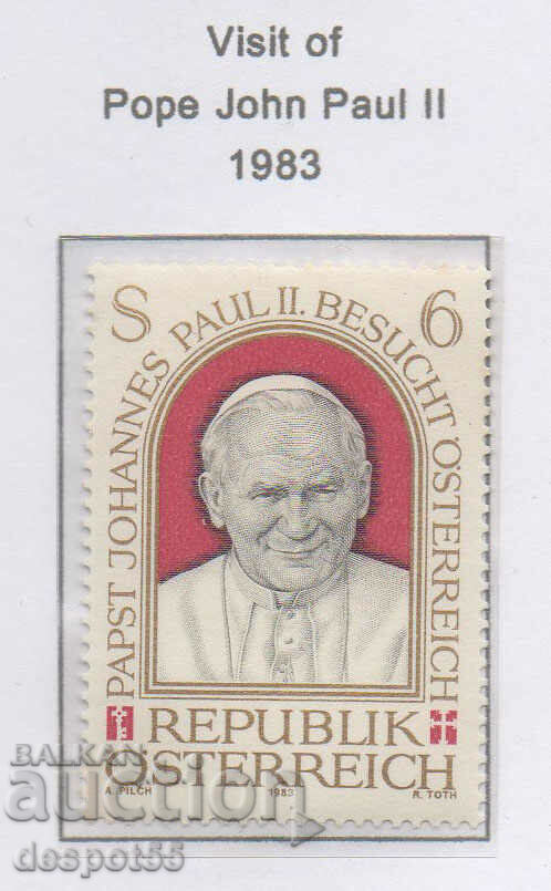 1983. Австрия. Папско посещение в Австрия