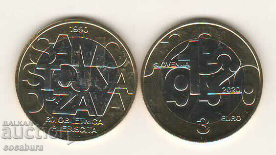 Slovenia 3 euros 2020