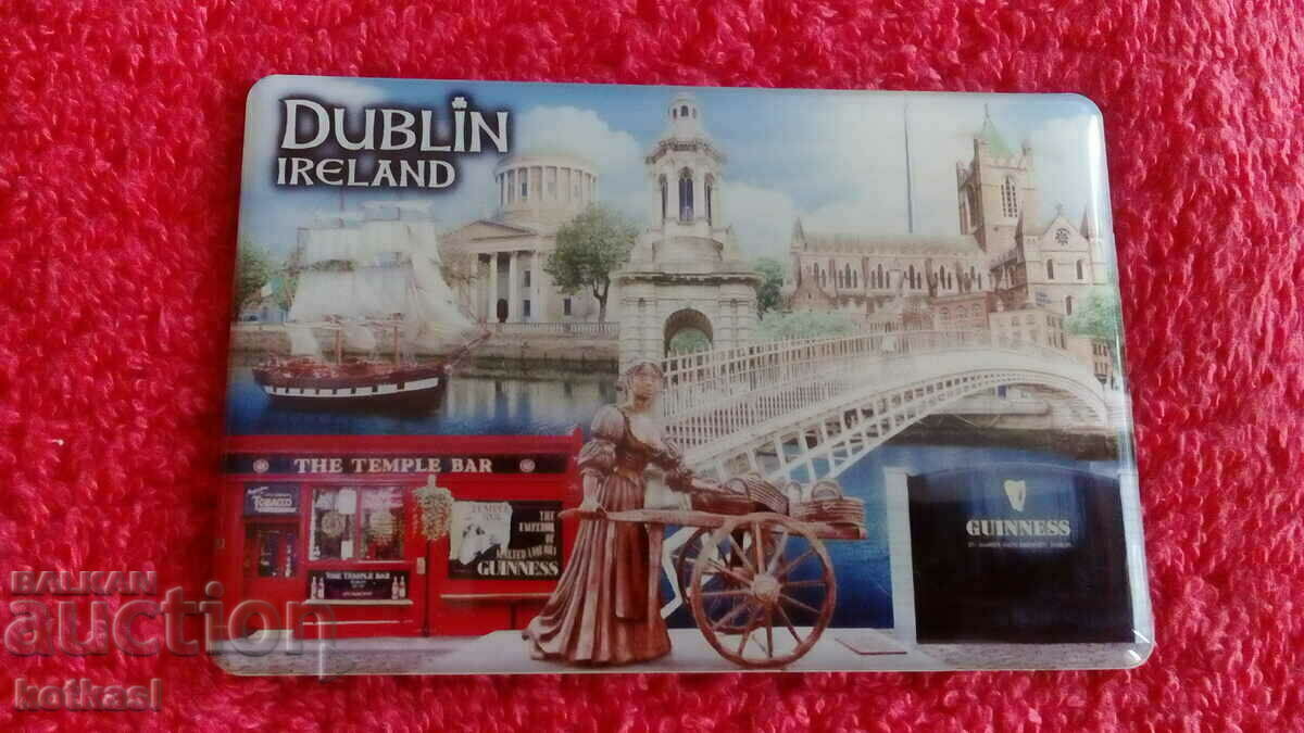Souvenir Fridge Magnet Dublin - 5 Souvenir Fridge Magnet Dublin - 5