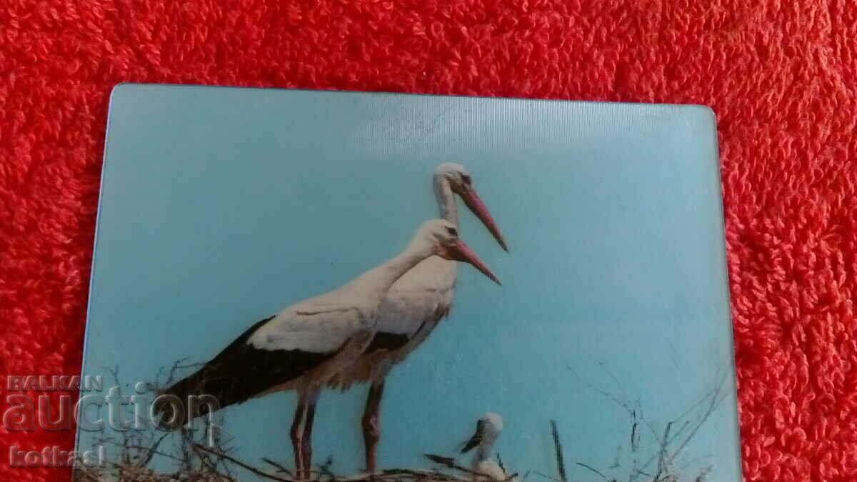 Livrarea Magnet pentru frigider Suvenir Cuib Berze 3D