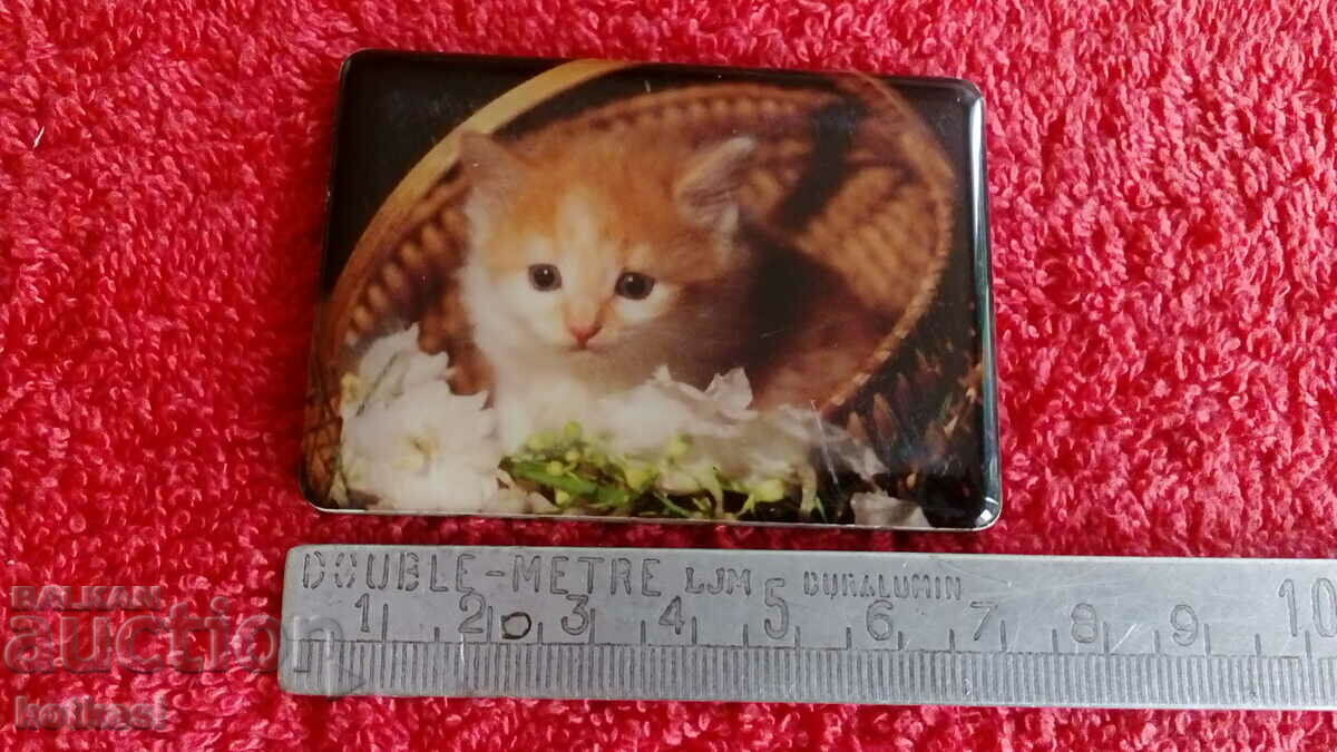 Souvenir Fridge Magnet Cat Kitten