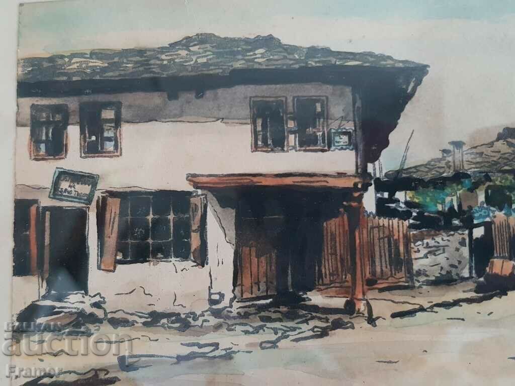 Licitație Pictură de Kurt Peters Tryavna în jurul anului 1940. IDENTIFICARE