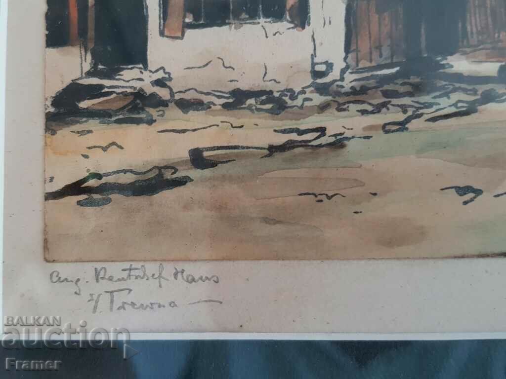 Livrarea Pictură de Kurt Peters Tryavna în jurul anului 1940. IDENTIFICARE Livrarea Pictură de Kurt Peters Tryavna în jurul anului 1940. IDENTIFICARE