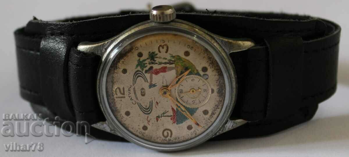 Auction  MEN'S saturn watch