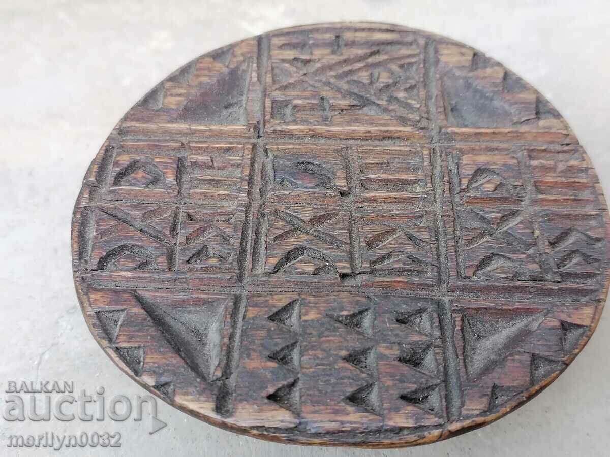 Prosphor seal for pie ritual wooden UNIQUE - 7 Prosphor seal for pie ritual wooden UNIQUE - 7