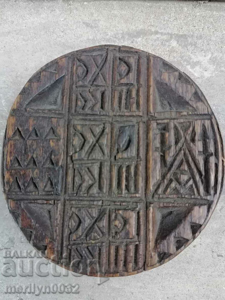 Prosphor seal for pie ritual wooden UNIQUE Prosphor seal for pie ritual wooden UNIQUE