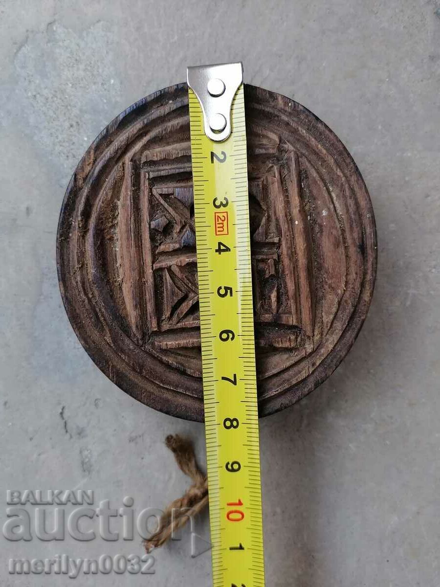 Licitație Sigiliu prosfor pentru ritual de plăcintă din lemn UNIC