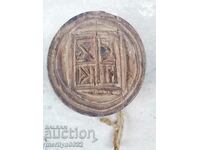 Sigiliu prosfor pentru ritual de plăcintă din lemn UNIC