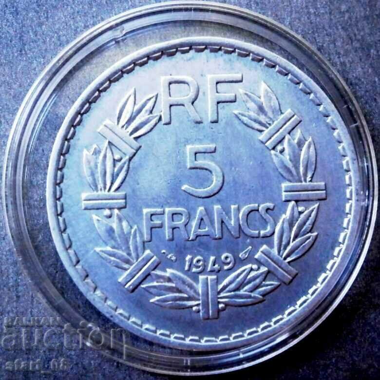 Франция 5 франка 1949