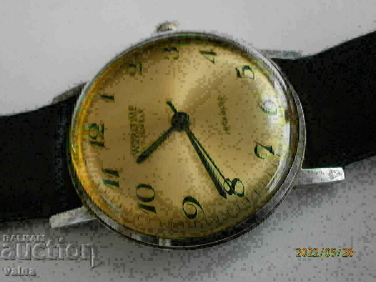 Auction  WORLTIME, 17 jewels, incabloc, swiss made