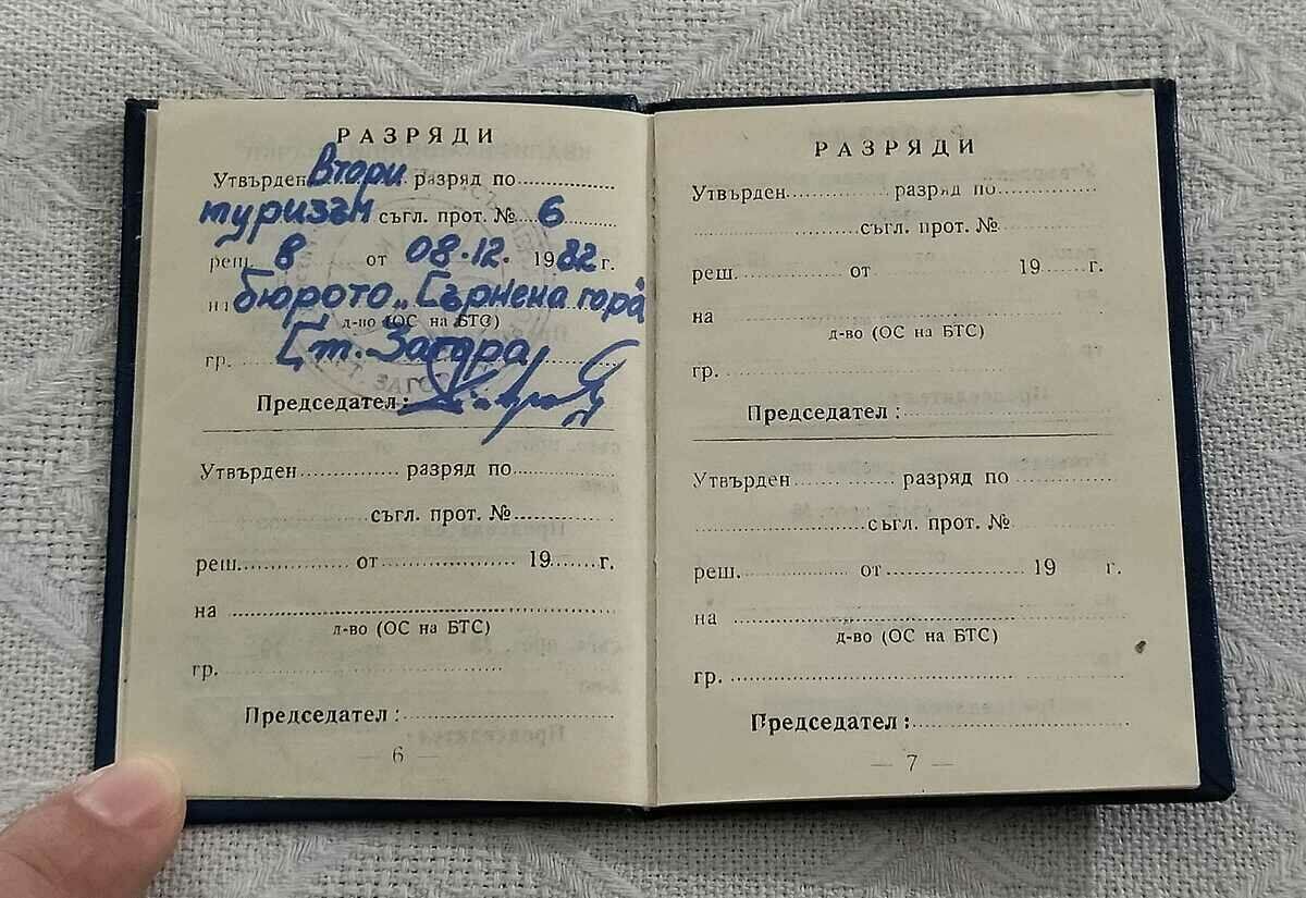 BTS SPORTS QUALIFICATION CARD 1981 - 5 BTS SPORTS QUALIFICATION CARD 1981 - 5