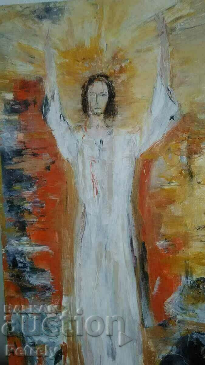 Painting by R. Spiridonov with price 300.00 BGN | € 153.39 Painting by R. Spiridonov with price 300.00 BGN | € 153.39