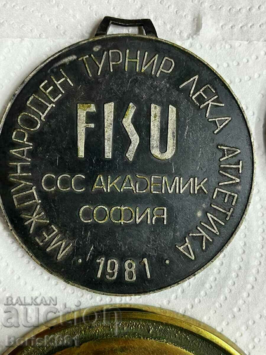 Πλακέτα Στίβου FISU 1981