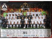 calendar mare fotbal Slavia 2015
