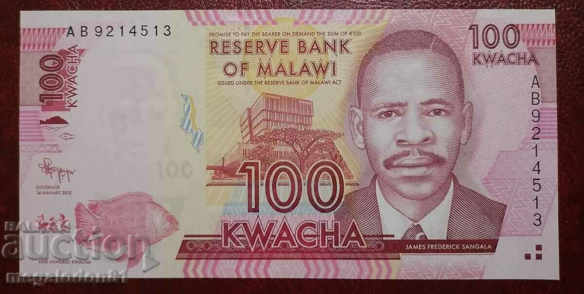 Malawi - 100 kvacha, 2012