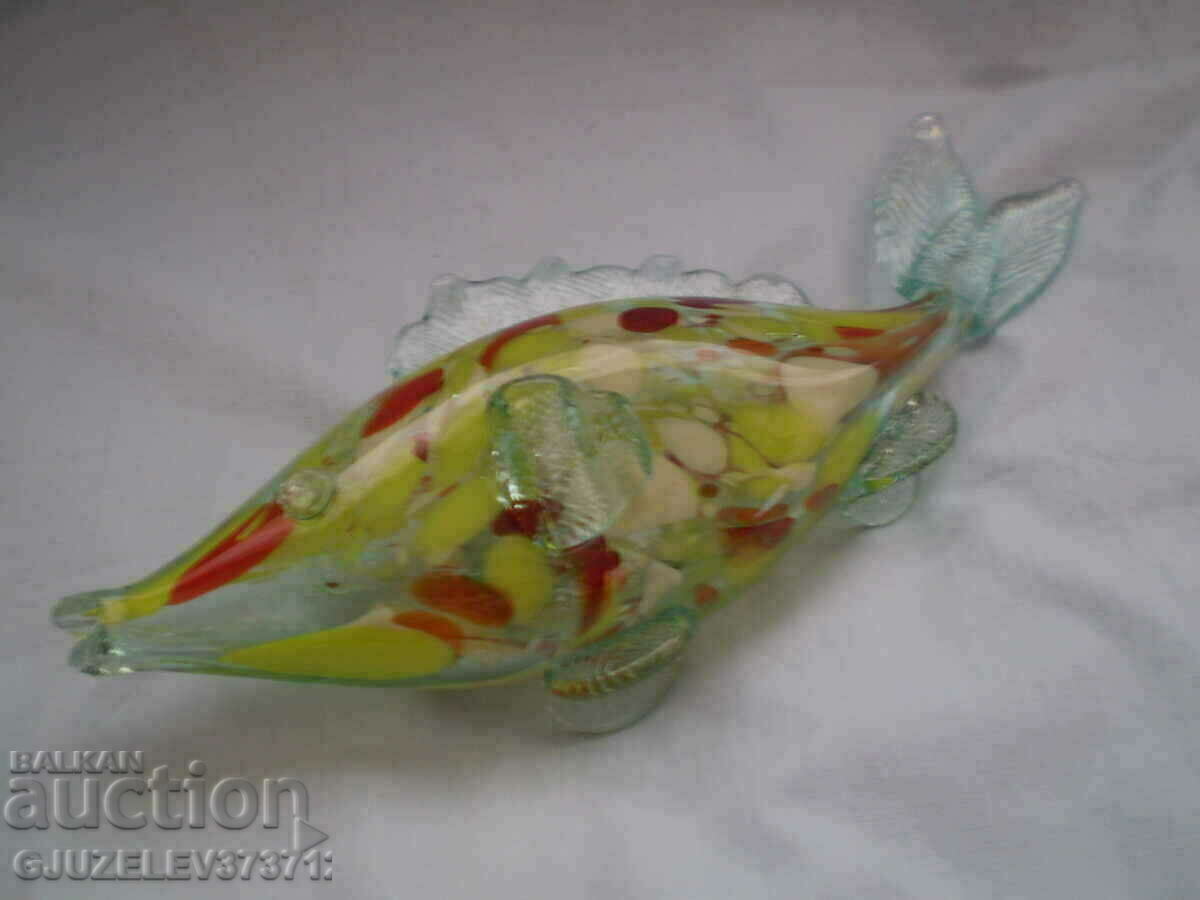 Παλιά φιγούρα ψαριών πολύχρωμο γυαλί με τιμή 76.00 BGN | € 38.86 Παλιά φιγούρα ψαριών πολύχρωμο γυαλί με τιμή 76.00 BGN | € 38.86