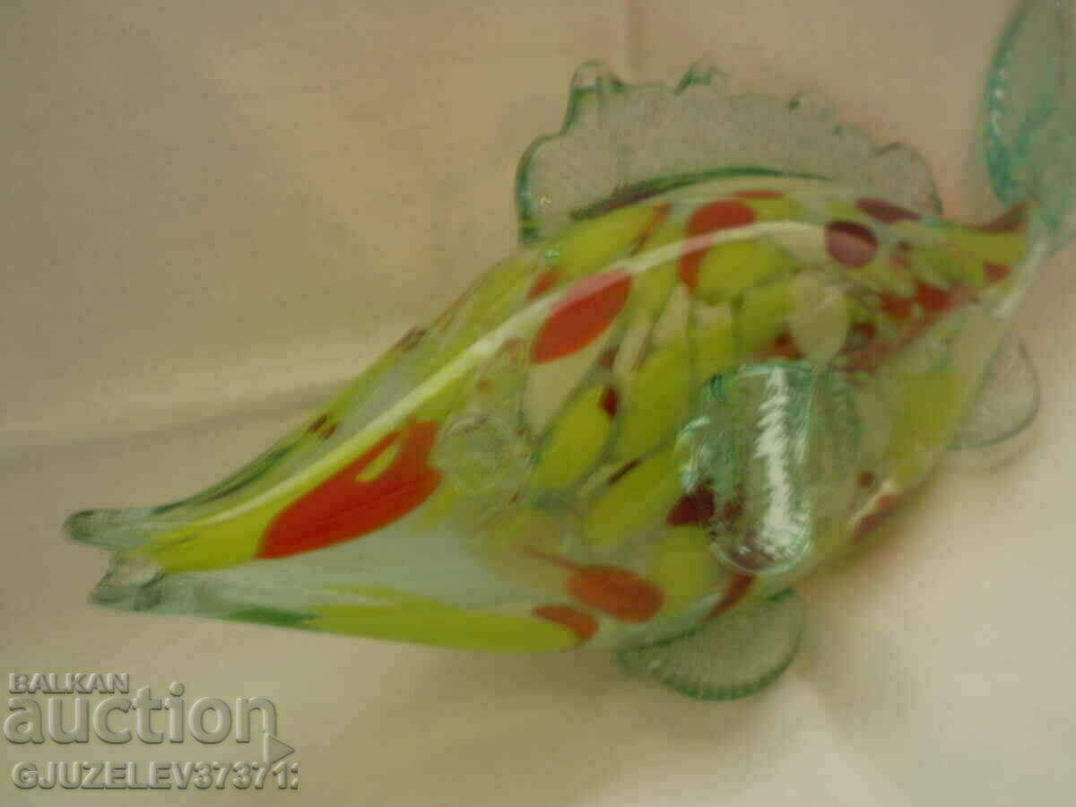 Παλιά φιγούρα ψαριών πολύχρωμο γυαλί - 5 Παλιά φιγούρα ψαριών πολύχρωμο γυαλί - 5
