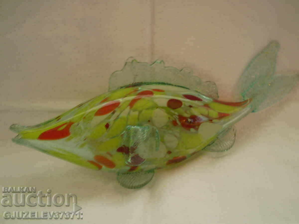 Παλιά φιγούρα ψαριών πολύχρωμο γυαλί - 6 Παλιά φιγούρα ψαριών πολύχρωμο γυαλί - 6