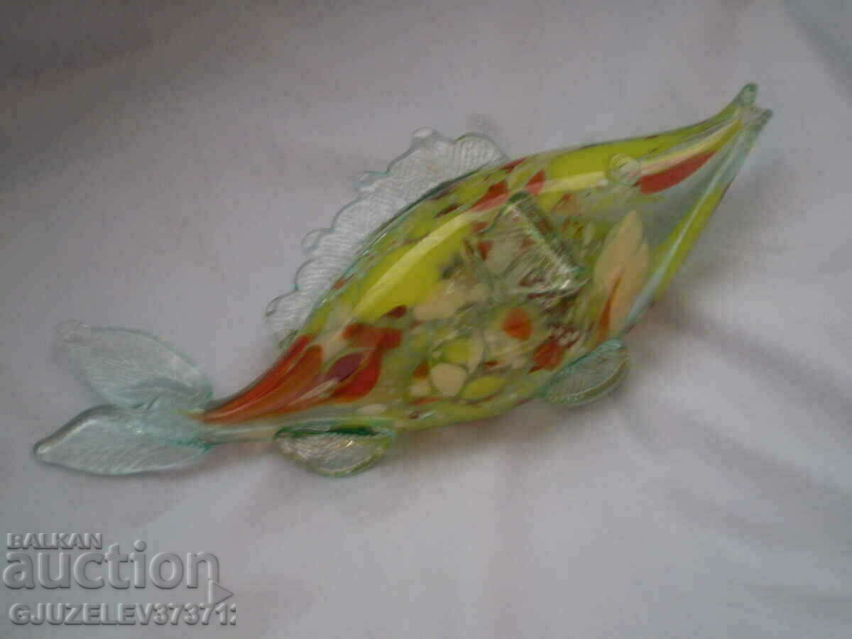 Παλιά φιγούρα ψαριών πολύχρωμο γυαλί - 7 Παλιά φιγούρα ψαριών πολύχρωμο γυαλί - 7