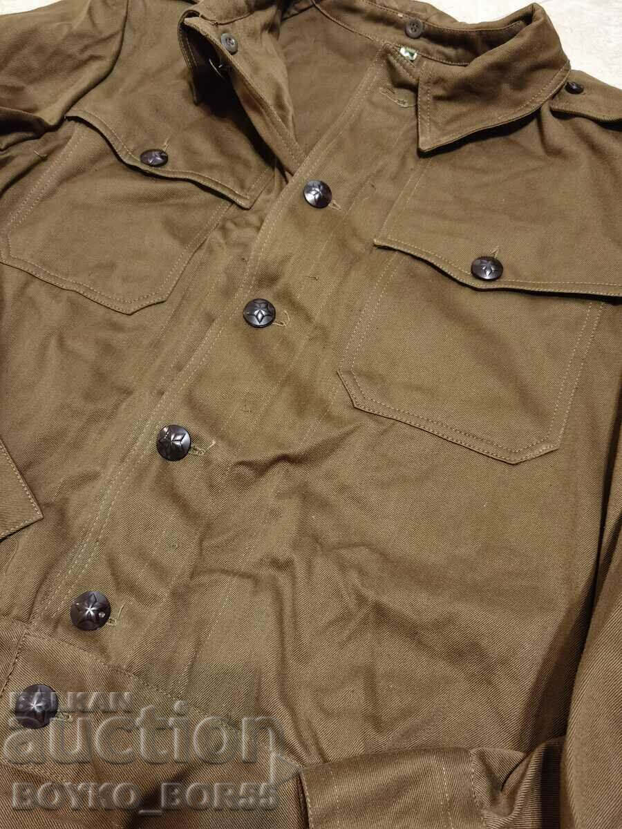 Licitație Camasa jacheta militara foarte rara anii 70 noua (1)