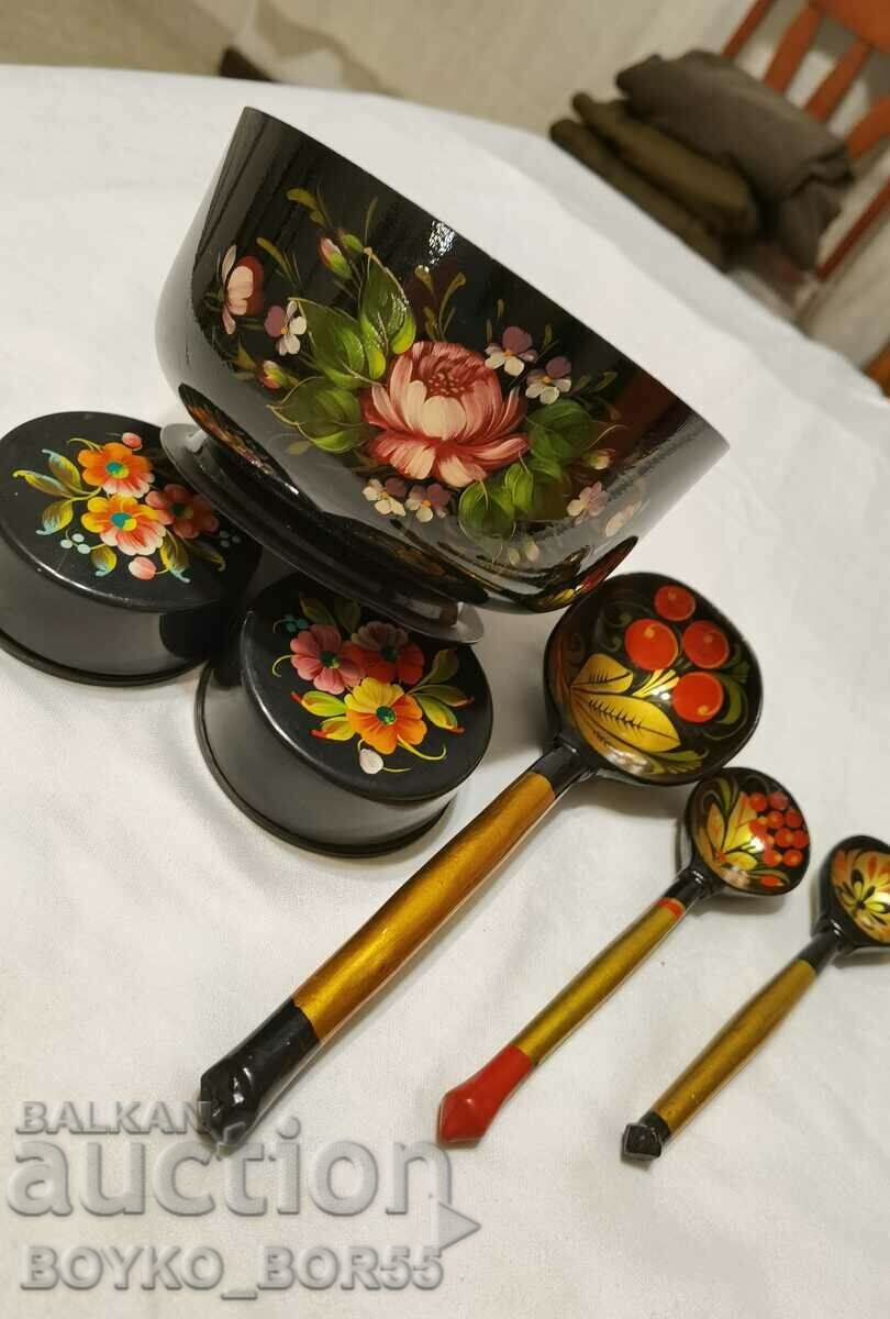 Set of Russian Socialist USSR Cutlery Handmade with price 47.00 BGN | € 24.03 Set of Russian Socialist USSR Cutlery Handmade with price 47.00 BGN | € 24.03