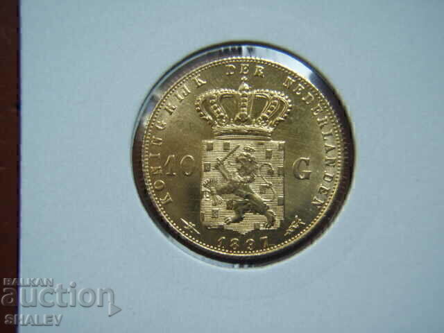 10 Gulden 1897 Olanda /2 - AU/Unc (aur) cu preț € 865.89 | 1693.54 BGN 10 Gulden 1897 Olanda /2 - AU/Unc (aur) cu preț € 865.89 | 1693.54 BGN