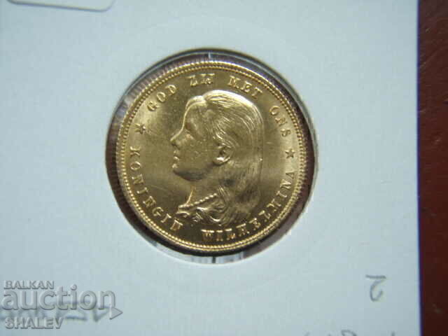 10 Gulden 1897 Netherlands /2 - AU/Unc (gold) - 5