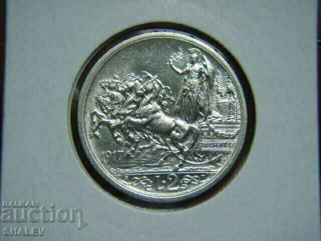 Delivery of 2 Lire 1917 Italy (2) - AU (RARE !!!) Delivery of 2 Lire 1917 Italy (2) - AU (RARE !!!)
