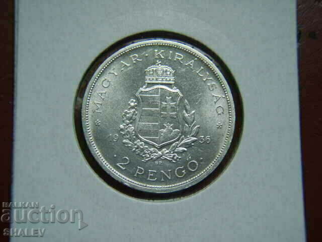 Delivery of 2 Pengo 1936 Hungary - AU / Unc