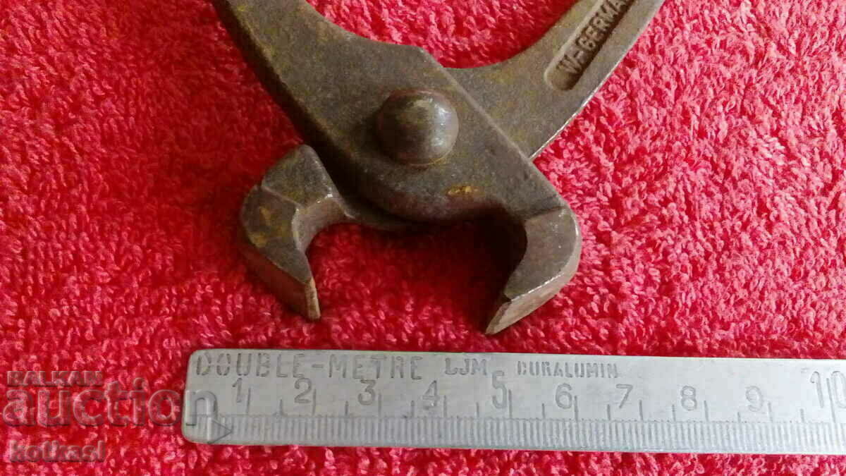 Old metal pliers cherped markings West Germany - 6