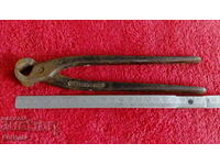 Old metal pliers torpedo marking master