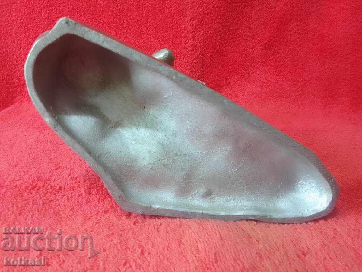 Old Plastic Figure Aluminum Blacksmith With Dedication from the Author - 7 Old Plastic Figure Aluminum Blacksmith With Dedication from the Author - 7