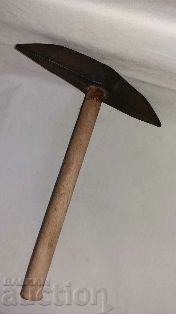 Old heavy branded pickaxe tool with price 40.00 BGN | € 20.45 Old heavy branded pickaxe tool with price 40.00 BGN | € 20.45
