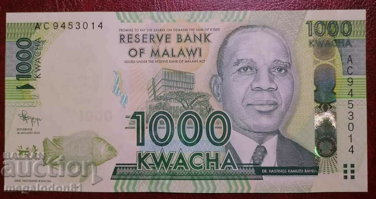 Malawi - 1000 kvacha, 2012