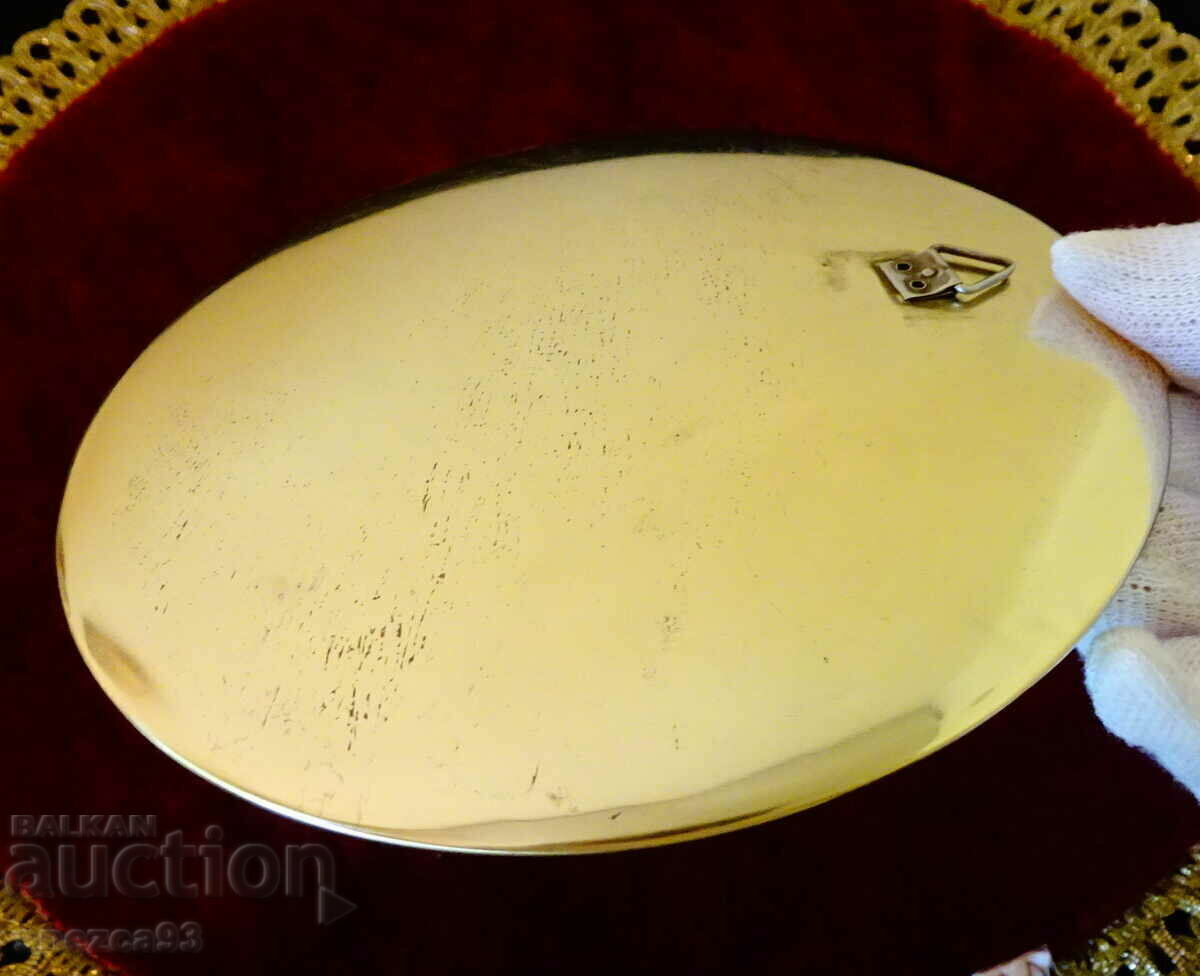 Bronze panel, cloisonné enamel plate, Cloisonne - 6 Bronze panel, cloisonné enamel plate, Cloisonne - 6