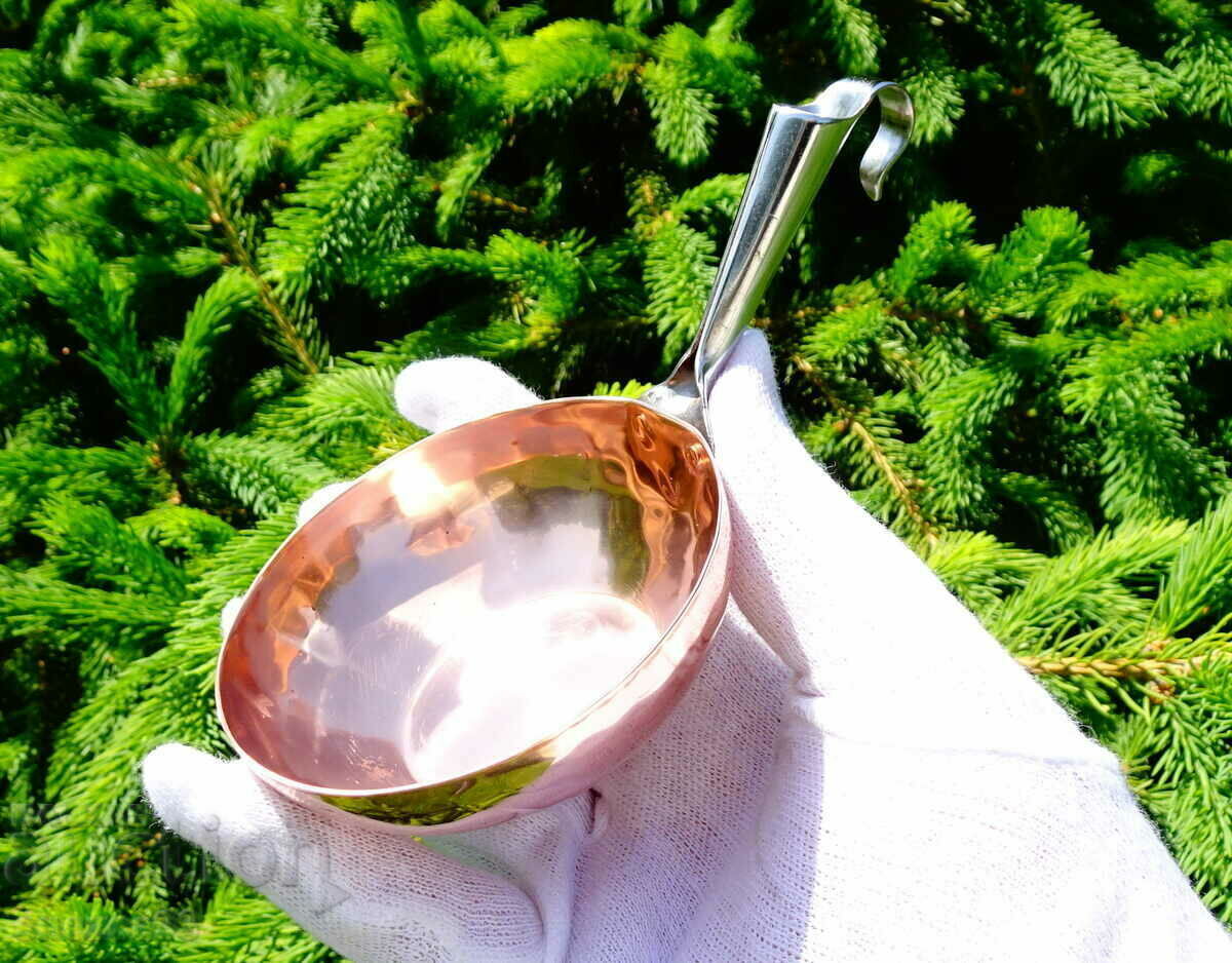 Χάλκινη κουτάλα σφυρήλατο στο χέρι. με τιμή 29.00 BGN | € 14.83 Χάλκινη κουτάλα σφυρήλατο στο χέρι. με τιμή 29.00 BGN | € 14.83