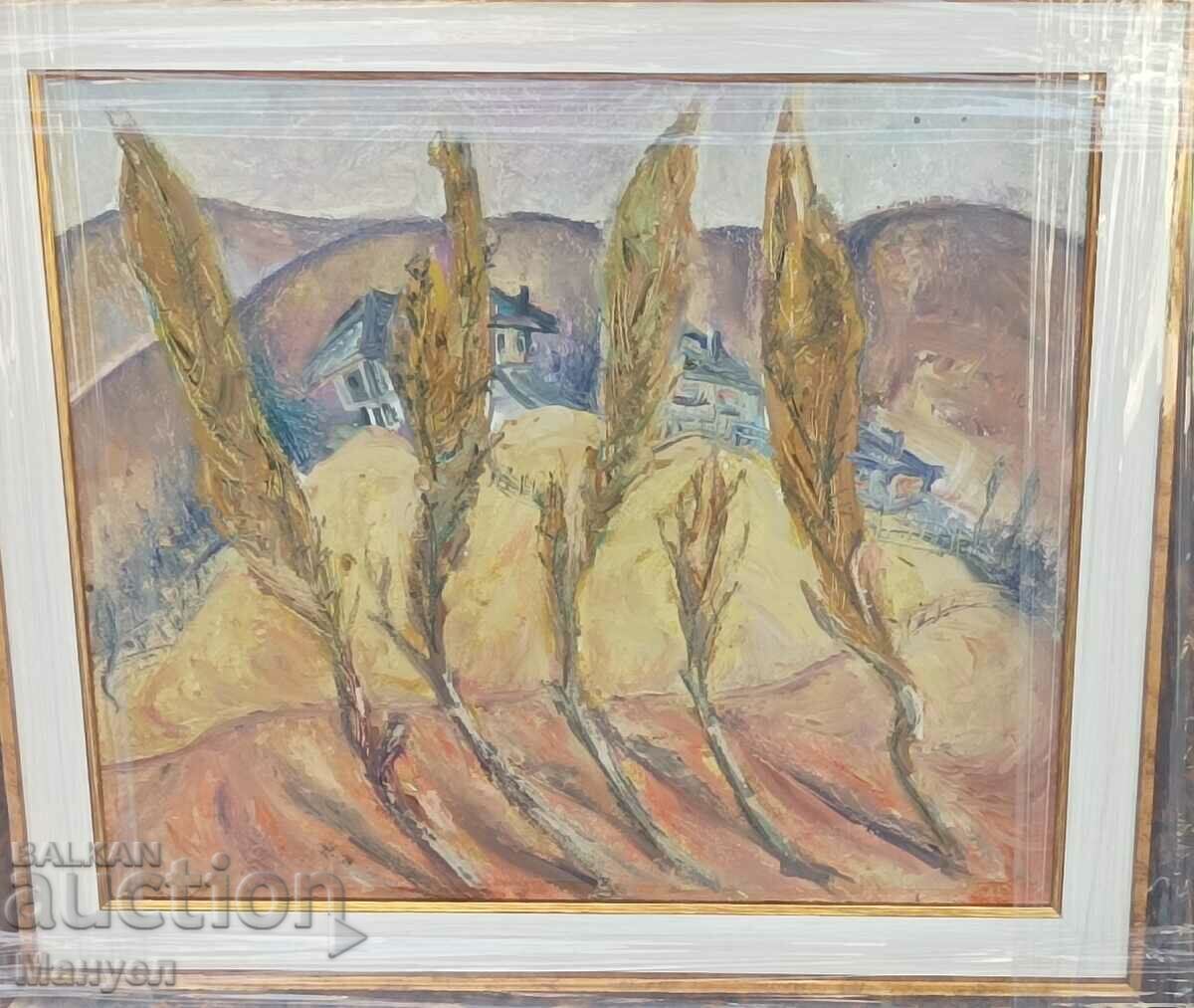 Painting, landscape, oil by Maya Ananieva. with price 250.00 BGN | € 127.82 Painting, landscape, oil by Maya Ananieva. with price 250.00 BGN | € 127.82