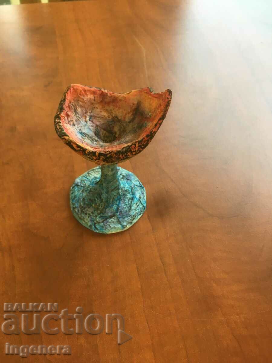 Auction CANDLEHOLDER ART DECO DECUPAGE Auction CANDLEHOLDER ART DECO DECUPAGE