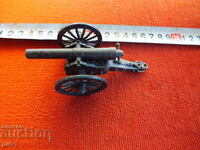 Old metal cannon top sharpener