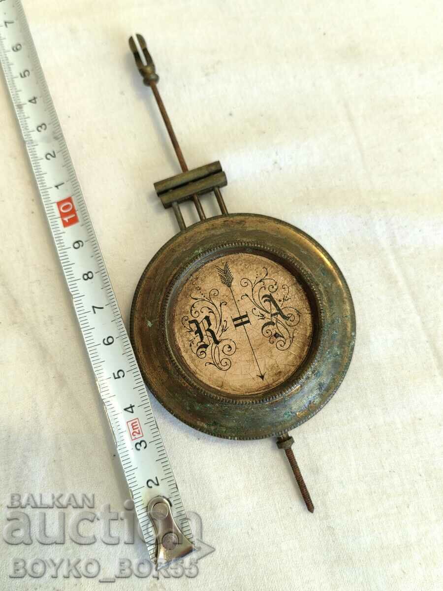 Pendul antic pentru ceas de masa de perete secolul 19-20