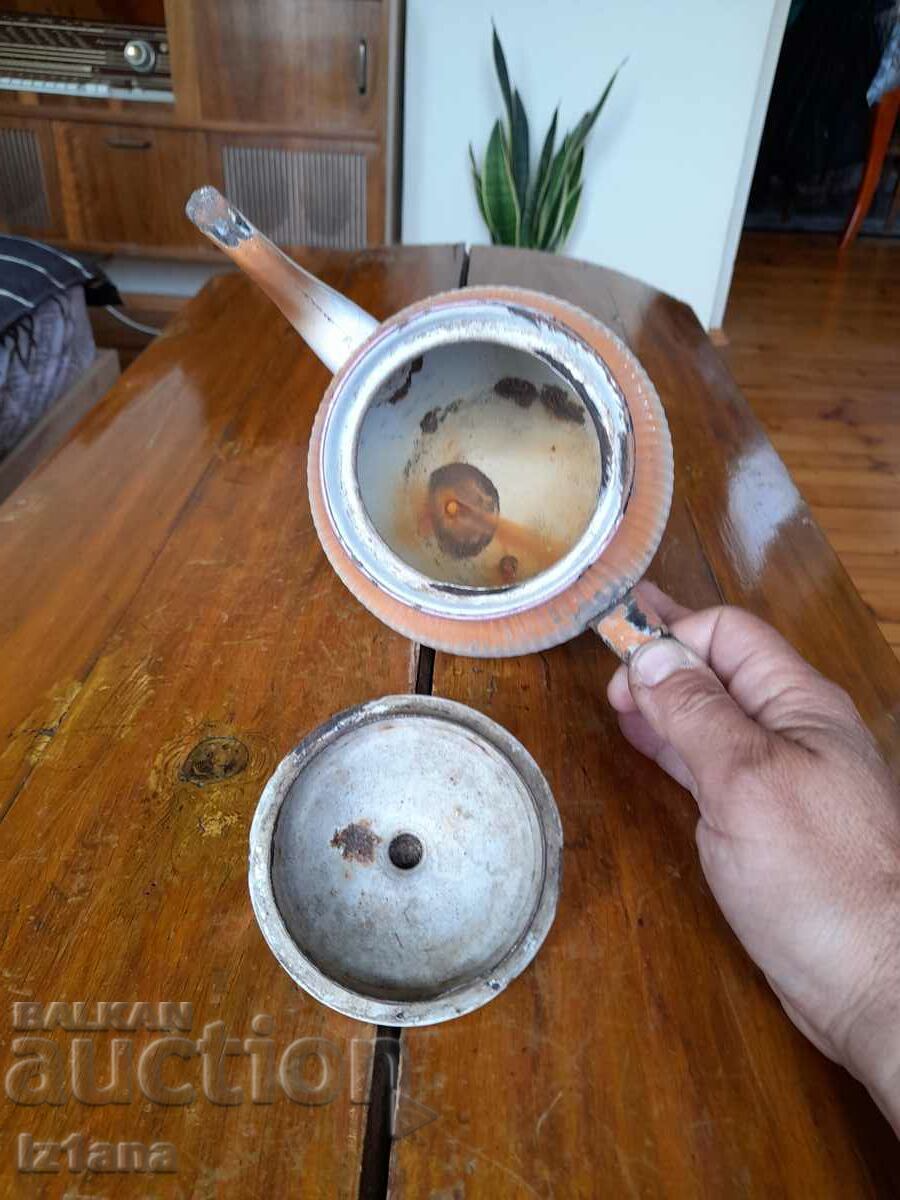 Old enamel teapot - 5 Old enamel teapot - 5