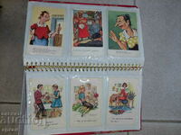 French cards - a collection of 60 color cartoons