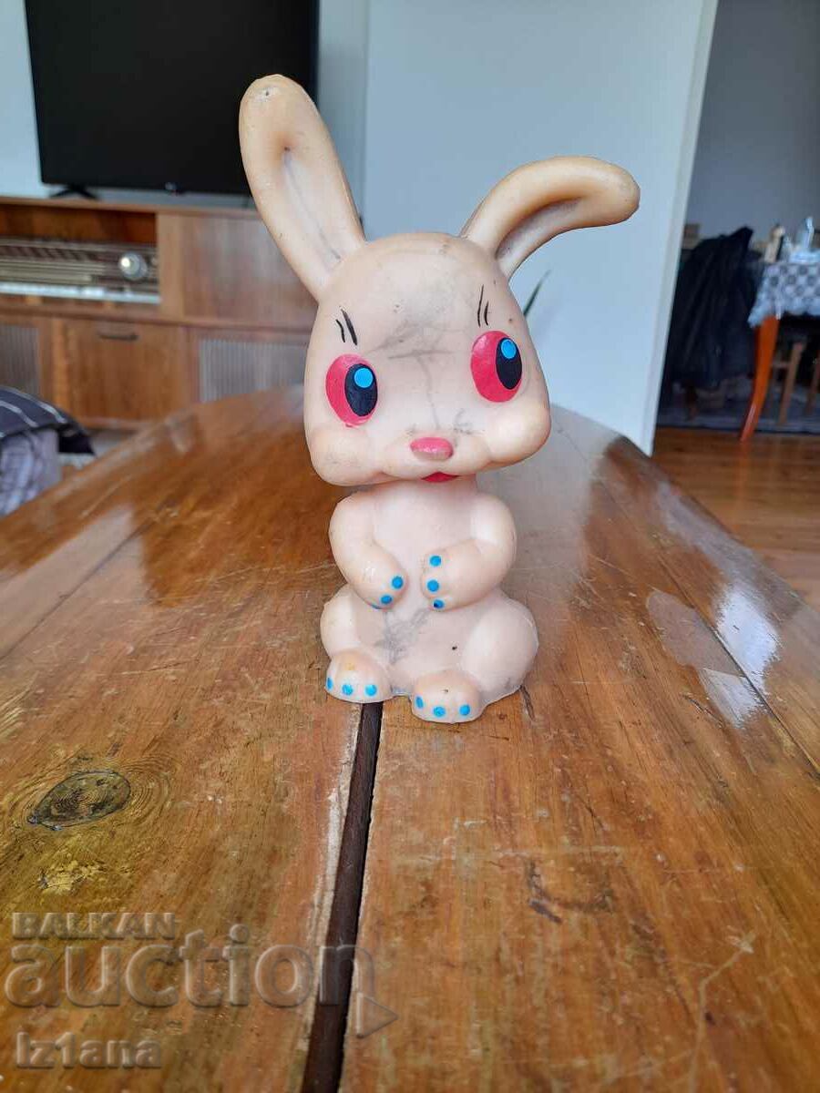 Old toy rabbit
